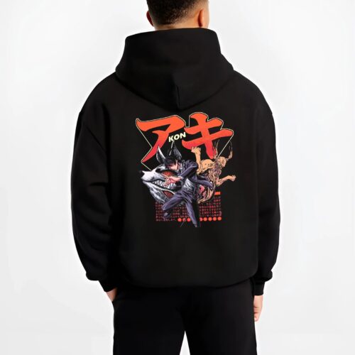 Hunter Aki Hayakawa Chainsaw Man Fox & Future Devil Anime Inspired Hoodie