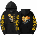 Anime Demon Slayer Zenitsu Hoodie