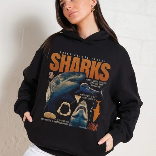 Quick Animal Facts - Sharks Hoodie