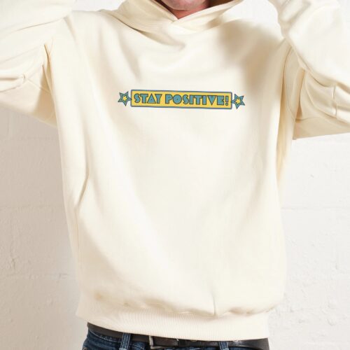 Stay Positive Front and Back Hoodie