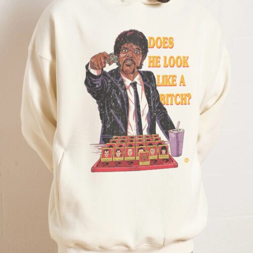 Does He Look Like a Bitch Hoodie